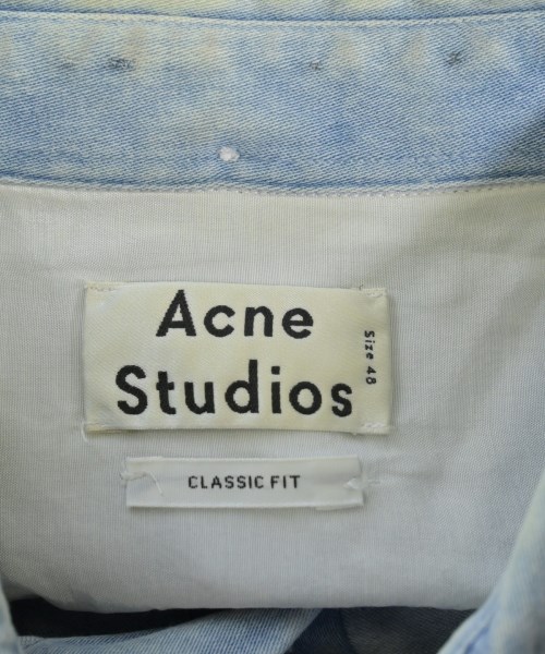 Acne Studios（アクネストゥディオズ）カジュアルシャツ 青 サイズ:48(L位) メンズ/2200720418156