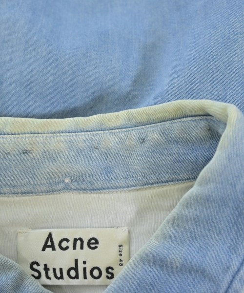 Acne Studios（アクネストゥディオズ）カジュアルシャツ 青 サイズ:48(L位) メンズ/2200720418156