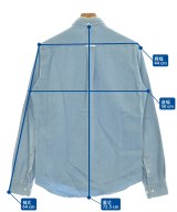 Acne Studios（アクネストゥディオズ）カジュアルシャツ 青 サイズ:44(S位) メンズ/2200723496175