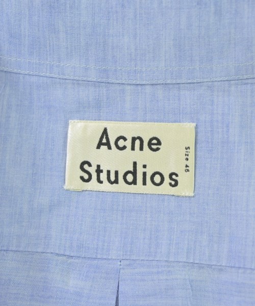 Acne Studios（アクネストゥディオズ）カジュアルシャツ 青 サイズ:46(M位) メンズ/2200725452018