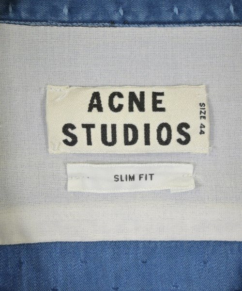 Acne Studios（アクネストゥディオズ）カジュアルシャツ 紺 サイズ:44(S位) メンズ/2200727227027