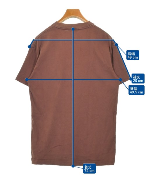 Acne Studios（アクネストゥディオズ）Tシャツ・カットソー 茶 サイズ:XXS メンズ/2200728512061