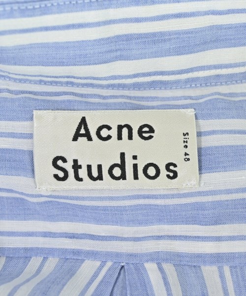 Acne Studios（アクネストゥディオズ）カジュアルシャツ 青 サイズ:48(L位) メンズ/2200682914116