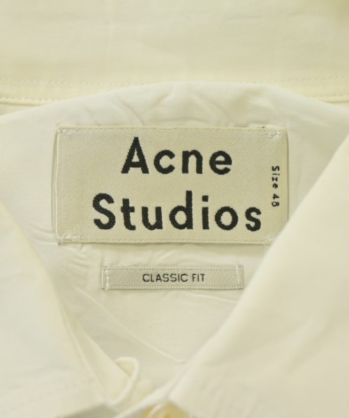 Acne Studios（アクネストゥディオズ）カジュアルシャツ 白 サイズ:F メンズ/2200683856071