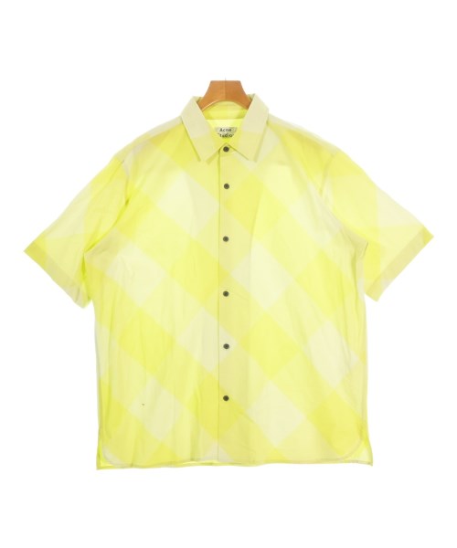 Acne Studios(アクネストゥディオズ)カジュアルシャツ 黄 サイズ:48(L位)/2200684246123