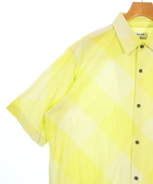 Acne Studios（アクネストゥディオズ）カジュアルシャツ 黄 サイズ:48(L位) メンズ/2200684246123