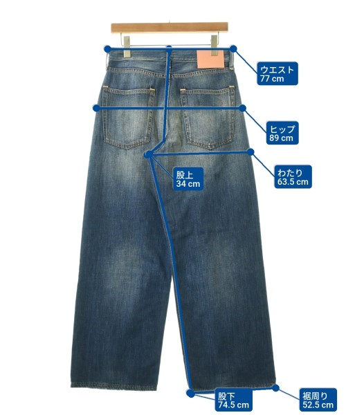 Acne Studios（アクネストゥディオズ）デニムパンツ 青 サイズ:S メンズ/2200684411019