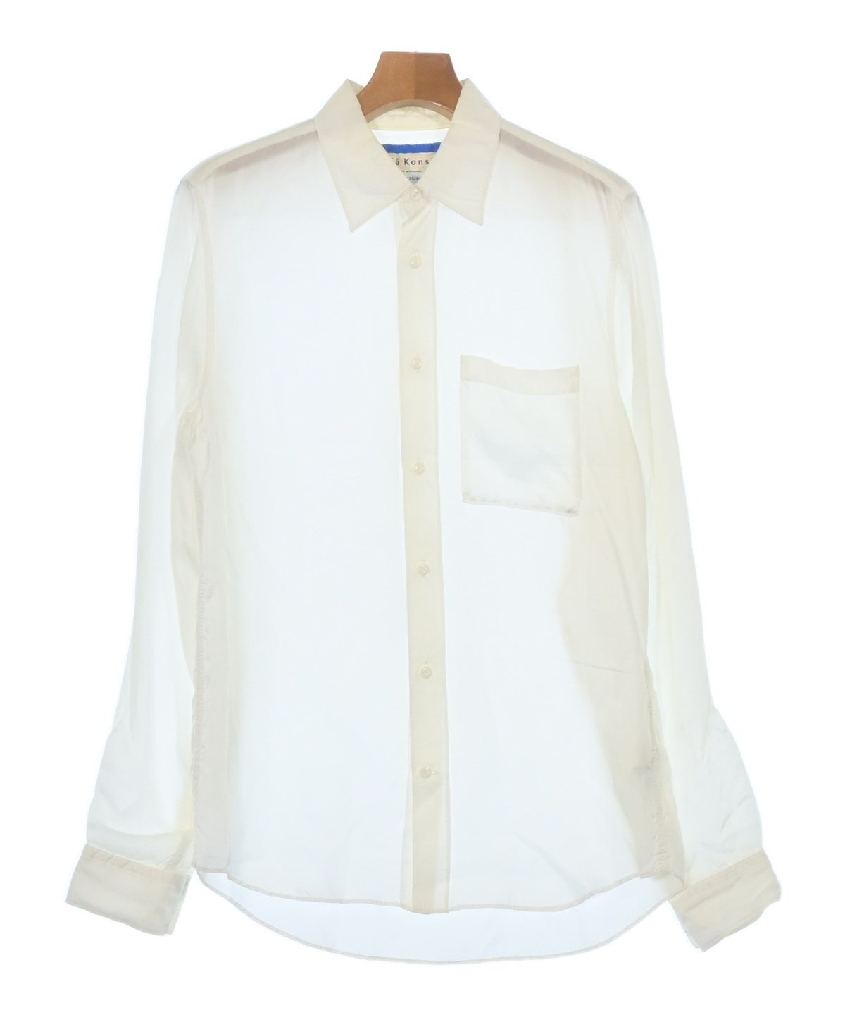 Acne Studios（アクネストゥディオズ）カジュアルシャツ 白 サイズ:44 