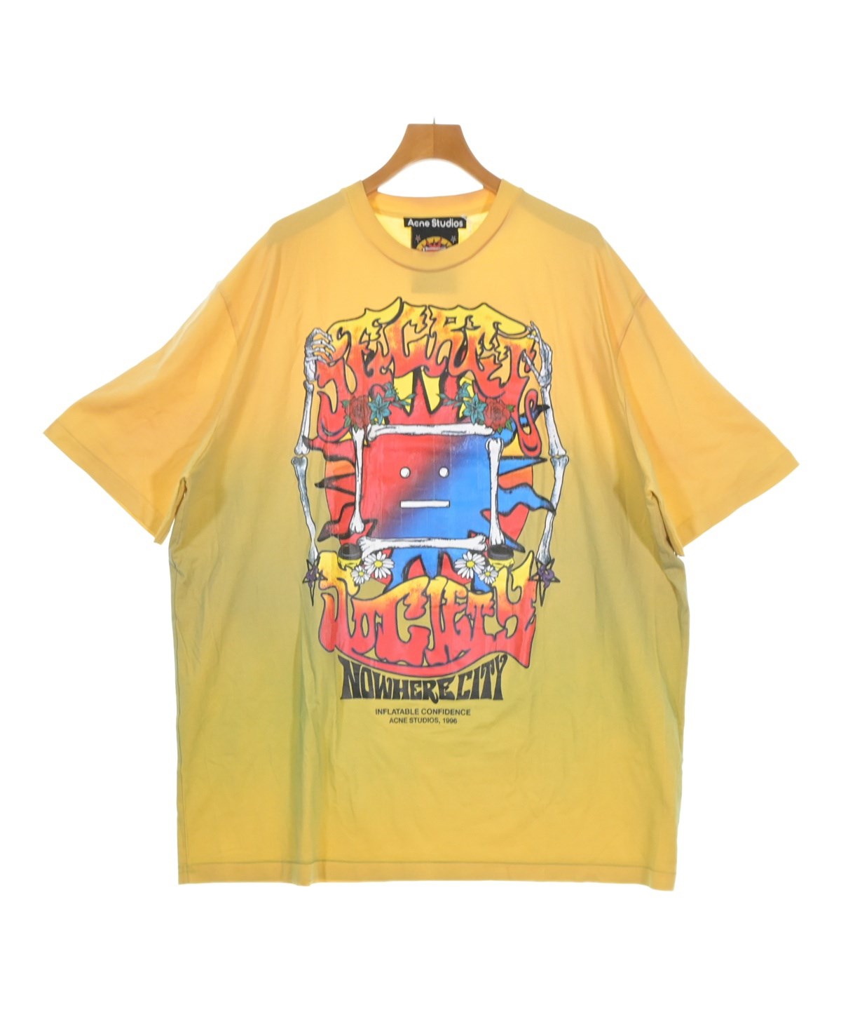 Acne Studios(アクネストゥディオズ)Tシャツ・カットソー 黄 サイズ Acne Studios(アクネストゥディオズ)Tシャツ・カットソー 黄 サイズ