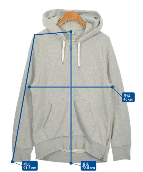 Acne Studios（アクネストゥディオズ）パーカー グレー サイズ:XS メンズ/2200682860130