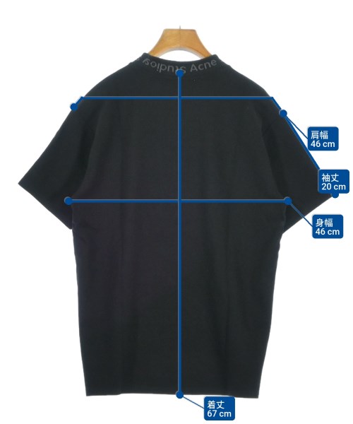 Acne Studios（アクネストゥディオズ）Tシャツ・カットソー 黒 サイズ:S メンズ/2200687958047
