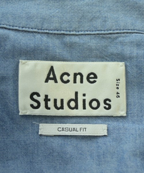 Acne Studios（アクネストゥディオズ）カジュアルシャツ 紺 サイズ:46(M位) メンズ/2200688868062