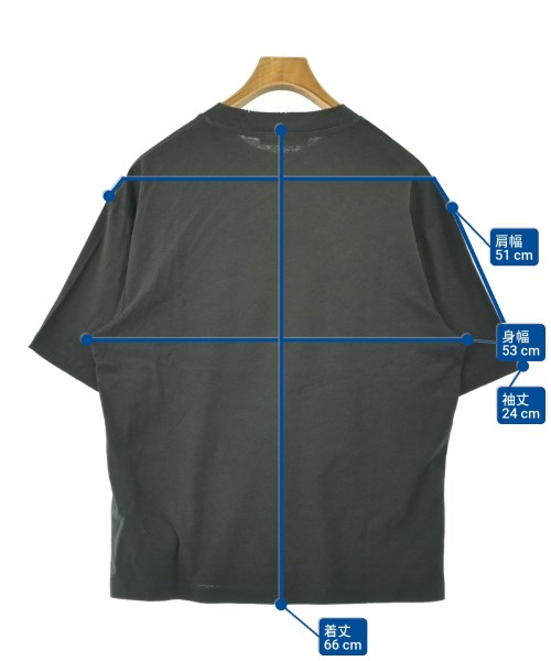 Acne Studios（アクネストゥディオズ）Tシャツ・カットソー グレー サイズ:XS メンズ/2200689710018