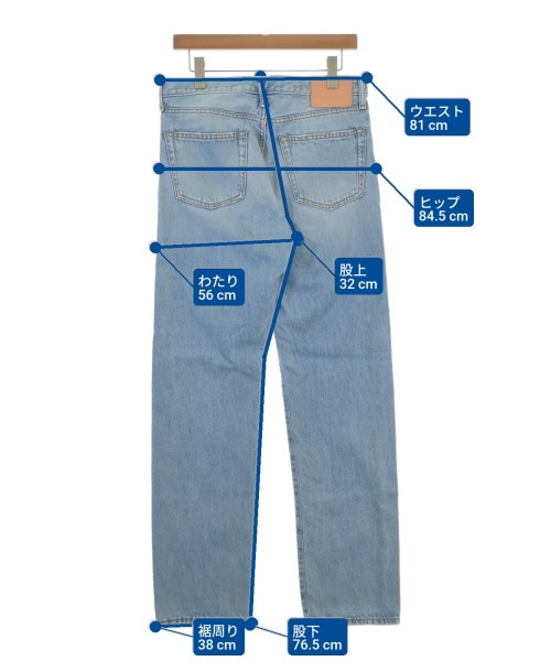 Acne Studios（アクネストゥディオズ）デニムパンツ 青 サイズ:31(M位) メンズ/2200691009025