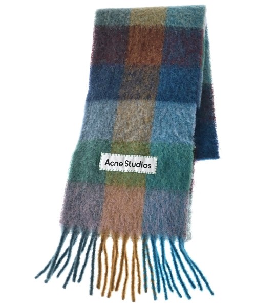Acne Studios(アクネストゥディオズ)マフラー 青 サイズ:-/2200691543055