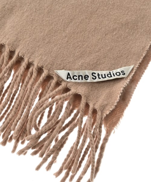 Acne Studios（アクネストゥディオズ）マフラー ベージュ サイズ:- メンズ/2200692113066