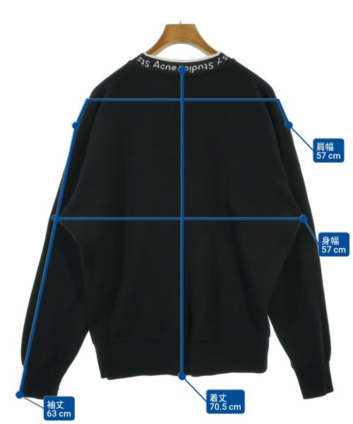 Acne Studios（アクネストゥディオズ）スウェット 黒 サイズ:XS メンズ/2200692497029