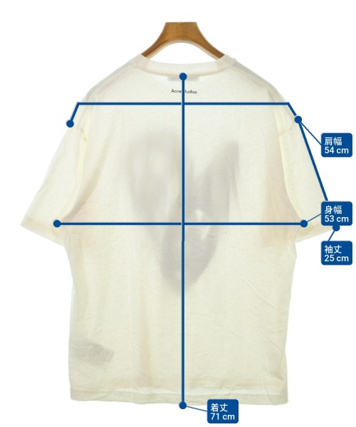 Acne Studios（アクネストゥディオズ）Tシャツ・カットソー 白 サイズ:M メンズ/2200692497142