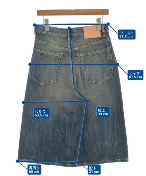 Acne Studios（アクネストゥディオズ）ショートパンツ 青 サイズ:44(S位) メンズ/2200692497197