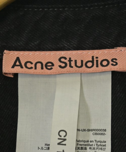 Acne Studios（アクネストゥディオズ）カジュアルシャツ 黒 サイズ:XS メンズ/2200692855119