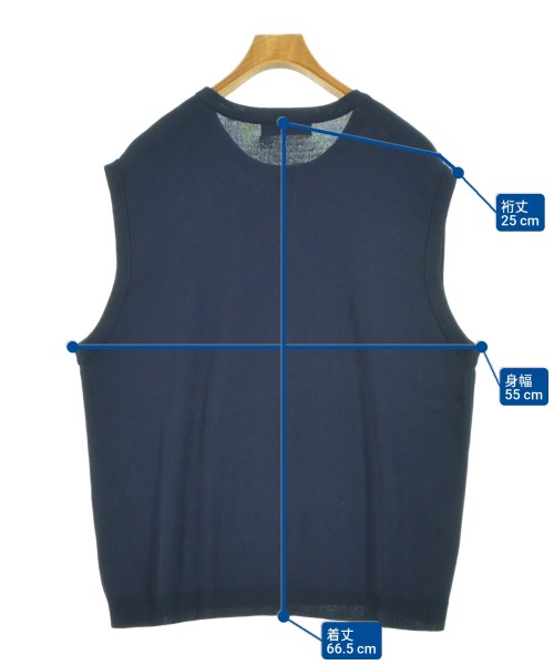 SENSE OF PLACE by URBAN RESEARCH（センスオブプレイスバイアーバンリサーチ）ベスト 紺 サイズ:M メンズ/2200621497038