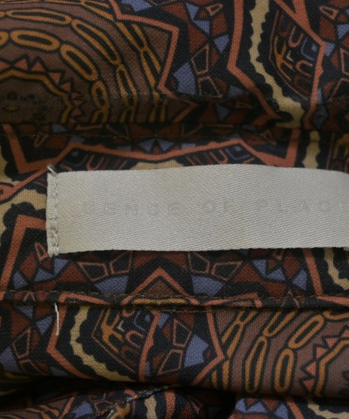 SENSE OF PLACE by URBAN RESEARCH（センスオブプレイスバイアーバンリサーチ）カジュアルシャツ 茶 サイズ:L メンズ/2200623592076