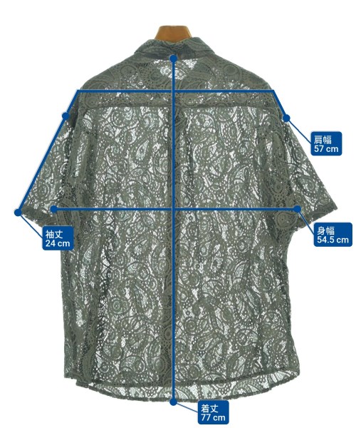 SENSE OF PLACE by URBAN RESEARCH（センスオブプレイスバイアーバンリサーチ）カジュアルシャツ 緑 サイズ:L メンズ/2200624976035