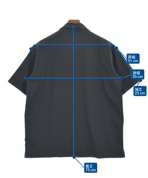 SENSE OF PLACE by URBAN RESEARCH（センスオブプレイスバイアーバンリサーチ）カジュアルシャツ グレー サイズ:S メンズ/2200615323145