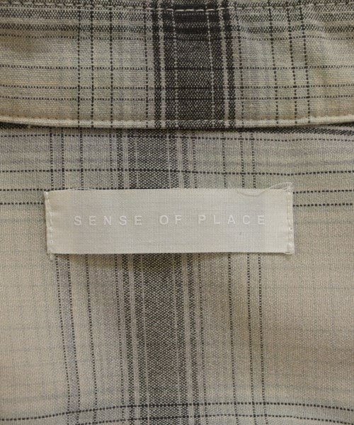 SENSE OF PLACE by URBAN RESEARCH（センスオブプレイスバイアーバンリサーチ）カジュアルシャツ ベージュ サイズ:M メンズ/2200708004029