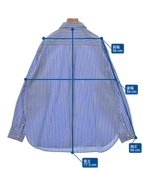 SENSE OF PLACE by URBAN RESEARCH（センスオブプレイスバイアーバンリサーチ）カジュアルシャツ 青 サイズ:M レディース/2200621050073