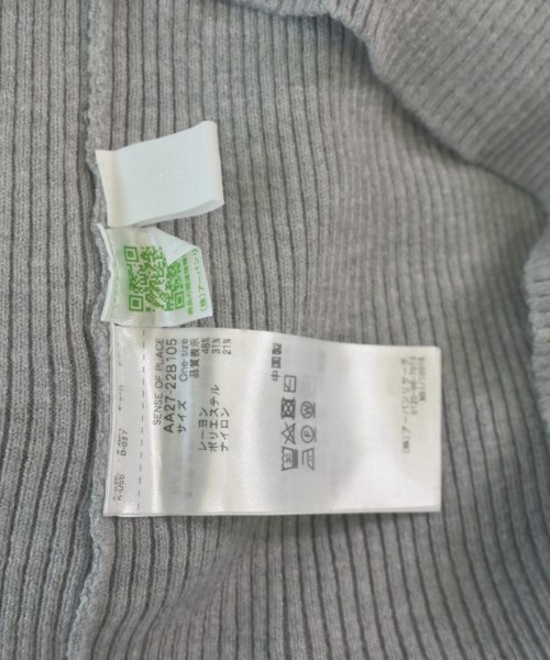 SENSE OF PLACE by URBAN RESEARCH（センスオブプレイスバイアーバンリサーチ）ニット・セーター グレー サイズ:ONE レディース/2200621050110