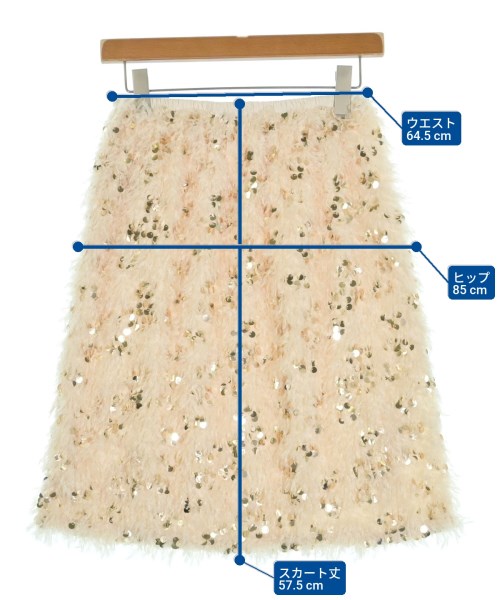 SENSE OF PLACE by URBAN RESEARCH（センスオブプレイスバイアーバンリサーチ）ひざ丈スカート 白 サイズ:ONE レディース/2200641791048