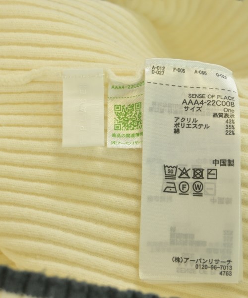 SENSE OF PLACE by URBAN RESEARCH（センスオブプレイスバイアーバンリサーチ）ニット・セーター 白 サイズ:ONE レディース/2200617968054