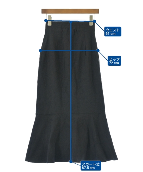SENSE OF PLACE by URBAN RESEARCH（センスオブプレイスバイアーバンリサーチ）ロング・マキシ丈スカート 黒 サイズ:S レディース/2200615323183