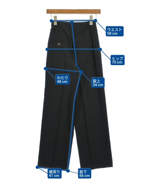 SENSE OF PLACE by URBAN RESEARCH（センスオブプレイスバイアーバンリサーチ）スラックス 黒 サイズ:-(XS位) レディース/2200627511127