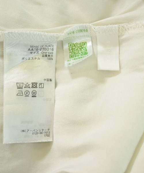 SENSE OF PLACE by URBAN RESEARCH（センスオブプレイスバイアーバンリサーチ）カジュアルシャツ 白 サイズ:ONE レディース/2200632021062