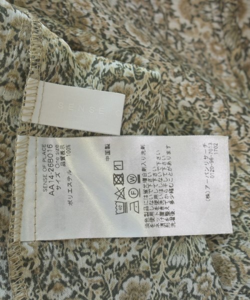 SENSE OF PLACE by URBAN RESEARCH（センスオブプレイスバイアーバンリサーチ）ワンピース 茶 サイズ:ONE レディース/2200630100073