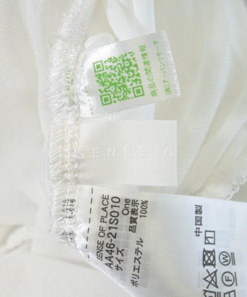 SENSE OF PLACE by URBAN RESEARCH（センスオブプレイスバイアーバンリサーチ）Tシャツ・カットソー 白 サイズ:ONE レディース/2200609052068