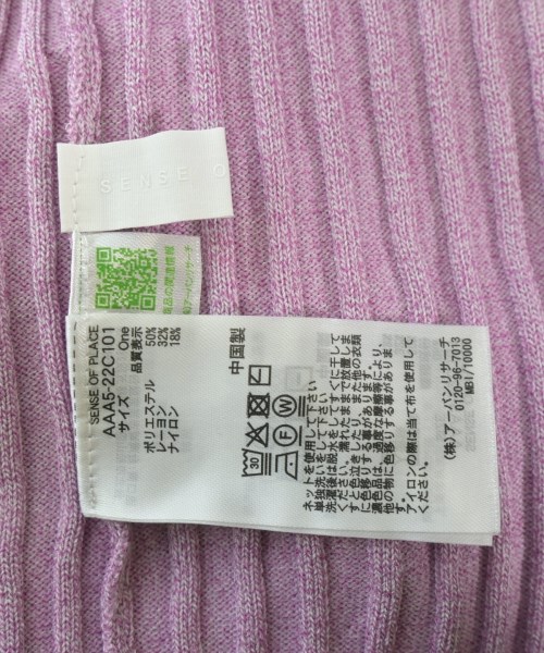 SENSE OF PLACE by URBAN RESEARCH（センスオブプレイスバイアーバンリサーチ）ニット・セーター ピンク サイズ:ONE レディース/2200614024067