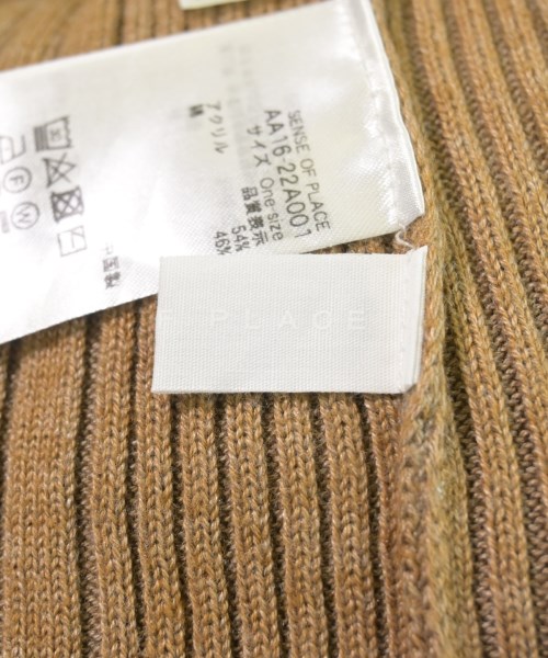 SENSE OF PLACE by URBAN RESEARCH（センスオブプレイスバイアーバンリサーチ）ニット・セーター 茶 サイズ:ONE レディース/2200618966042