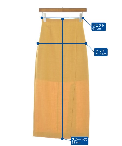 SENSE OF PLACE by URBAN RESEARCH（センスオブプレイスバイアーバンリサーチ）ロング・マキシ丈スカート オレンジ サイズ:S レディース/2200670804061