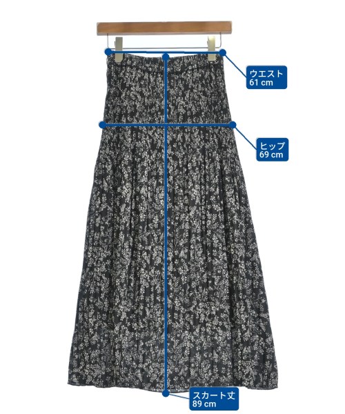 SENSE OF PLACE by URBAN RESEARCH（センスオブプレイスバイアーバンリサーチ）ロング・マキシ丈スカート 黒 サイズ:F レディース/2200675016032