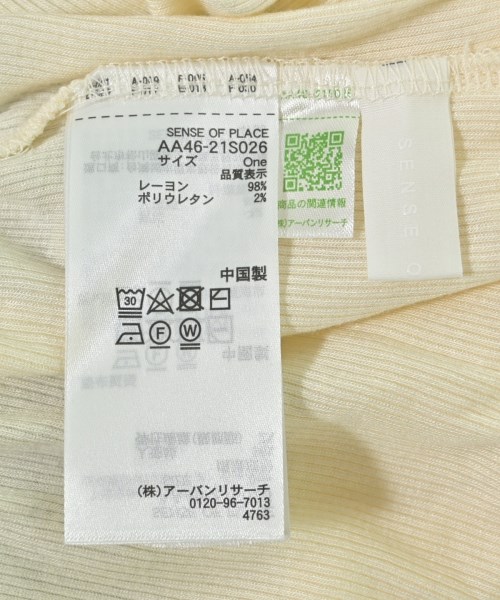 SENSE OF PLACE by URBAN RESEARCH（センスオブプレイスバイアーバンリサーチ）Tシャツ・カットソー ベージュ サイズ:ONE レディース/2200675016117