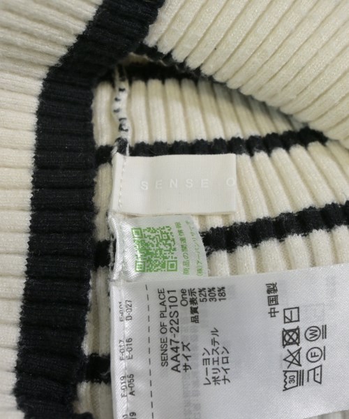 SENSE OF PLACE by URBAN RESEARCH（センスオブプレイスバイアーバンリサーチ）ニット・セーター 白 サイズ:ONE レディース/2200630469101