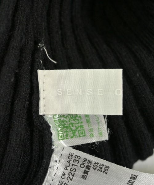 SENSE OF PLACE by URBAN RESEARCH（センスオブプレイスバイアーバンリサーチ）ニット・セーター 黒 サイズ:ONE レディース/2200648781011
