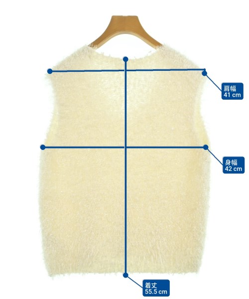 SENSE OF PLACE by URBAN RESEARCH（センスオブプレイスバイアーバンリサーチ）ベスト 白 サイズ:ONE レディース/2200648781059