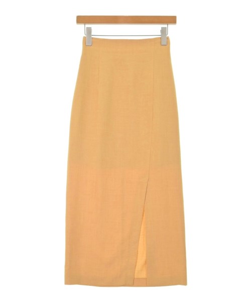 SENSE OF PLACE by URBAN RESEARCH(センスオブプレイスバイアーバンリサーチ)ロング・マキシ丈スカート 黄 サイズ:S/2200655440079