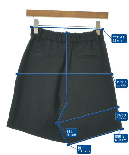 SENSE OF PLACE by URBAN RESEARCH（センスオブプレイスバイアーバンリサーチ）ショートパンツ 黒 サイズ:S レディース/2200635814012