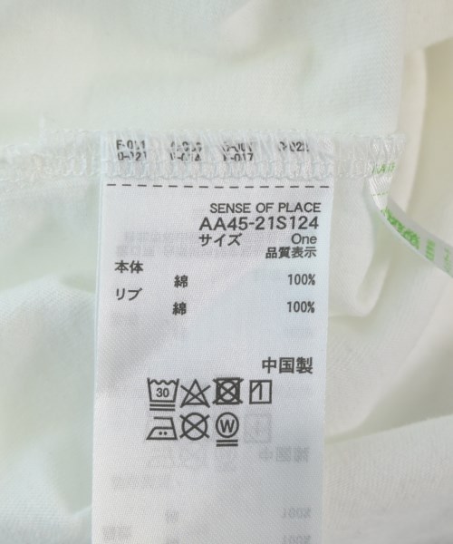 SENSE OF PLACE by URBAN RESEARCH（センスオブプレイスバイアーバンリサーチ）Tシャツ・カットソー 白 サイズ:one レディース/2200634124259