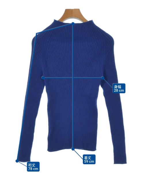 SENSE OF PLACE by URBAN RESEARCH（センスオブプレイスバイアーバンリサーチ）ニット・セーター 青 サイズ:ONE レディース/2200638565089